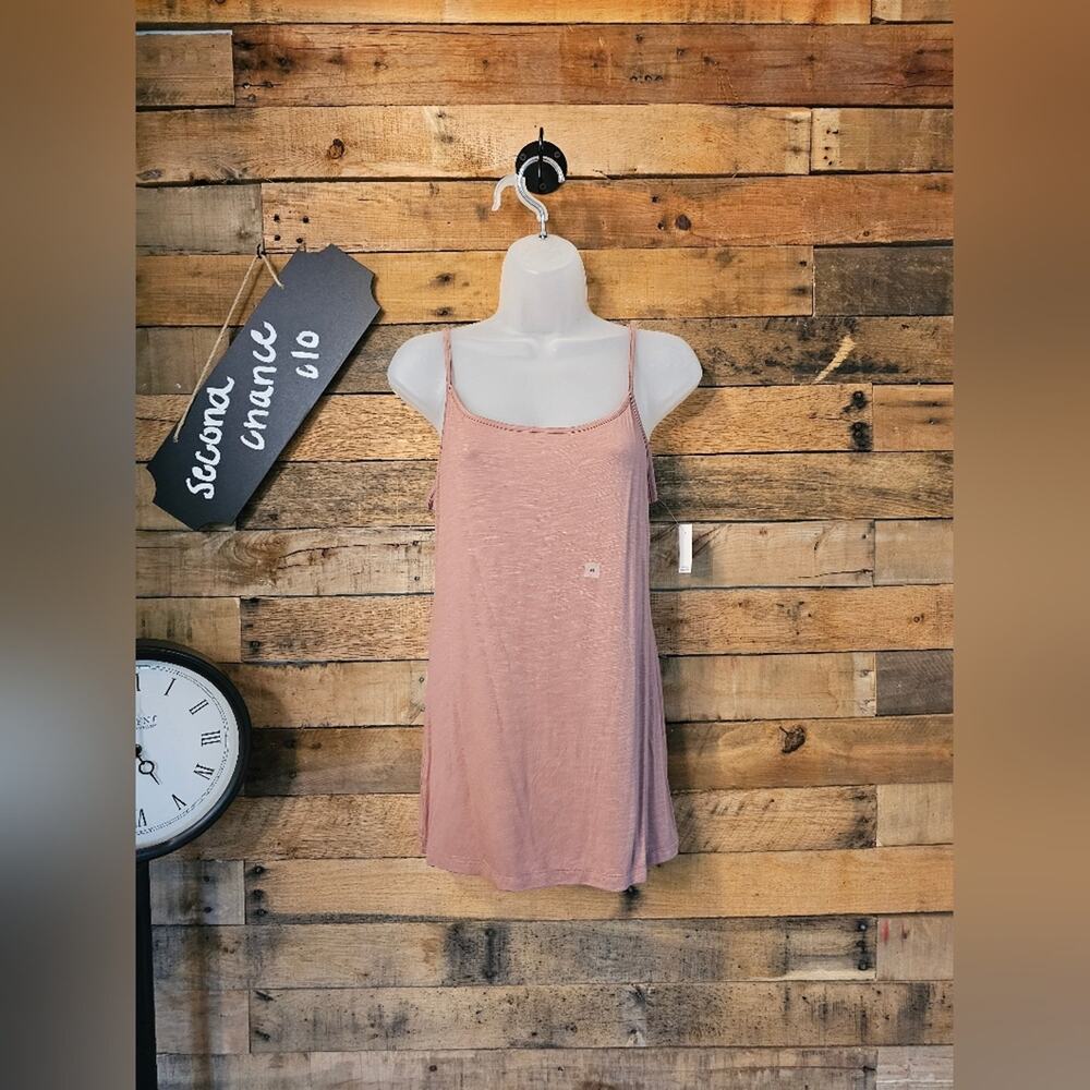Ann Taylor Loft women's adjustable dusty rose tank size M